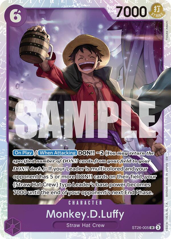 Monkey.D.Luffy (ST26-005) [Starter Deck: Purple/Black Monkey.D.Luffy] | Galactic Gamez