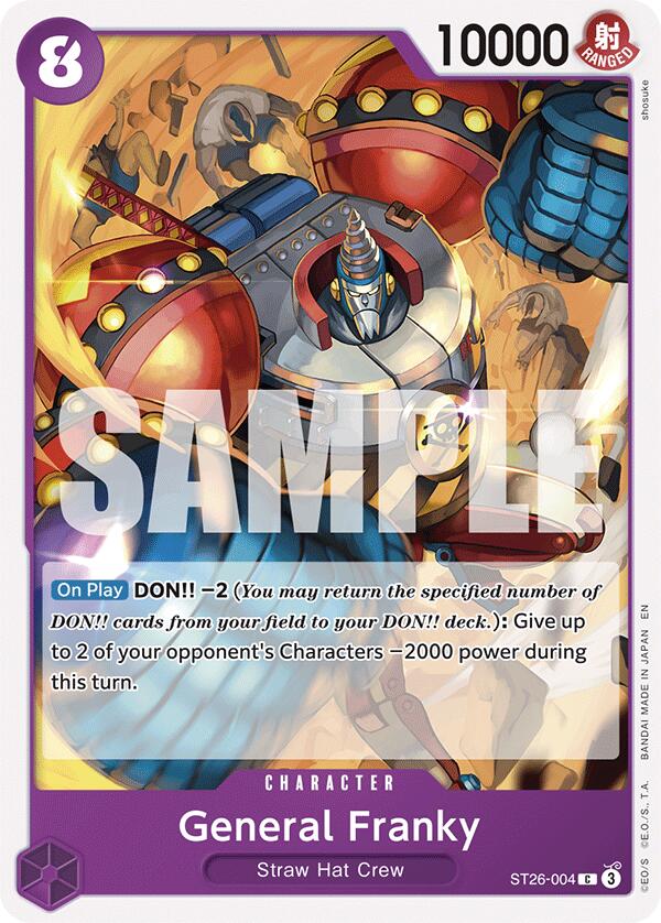 General Franky [Starter Deck: Purple/Black Monkey.D.Luffy] | Galactic Gamez