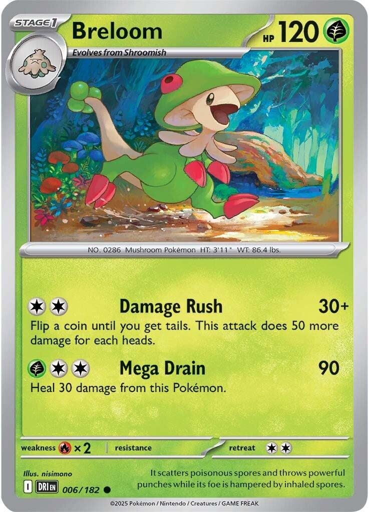 Breloom (006/182) [Scarlet & Violet: Destined Rivals] | Galactic Gamez