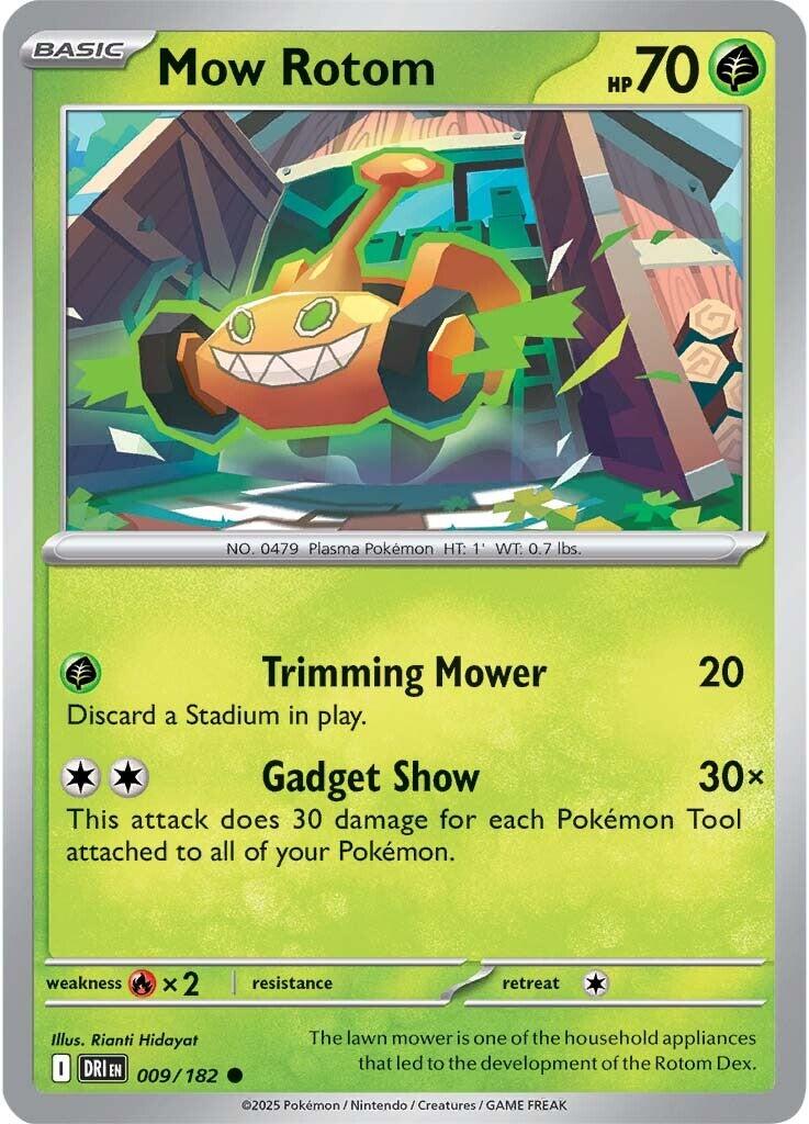 Mow Rotom (009/182) [Scarlet & Violet: Destined Rivals] | Galactic Gamez