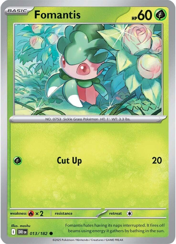 Fomantis (013/182) [Scarlet & Violet: Destined Rivals] | Galactic Gamez
