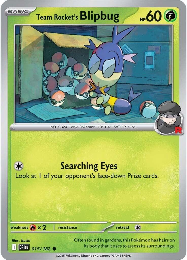 Team Rocket's Blipbug (015/182) [Scarlet & Violet: Destined Rivals] | Galactic Gamez