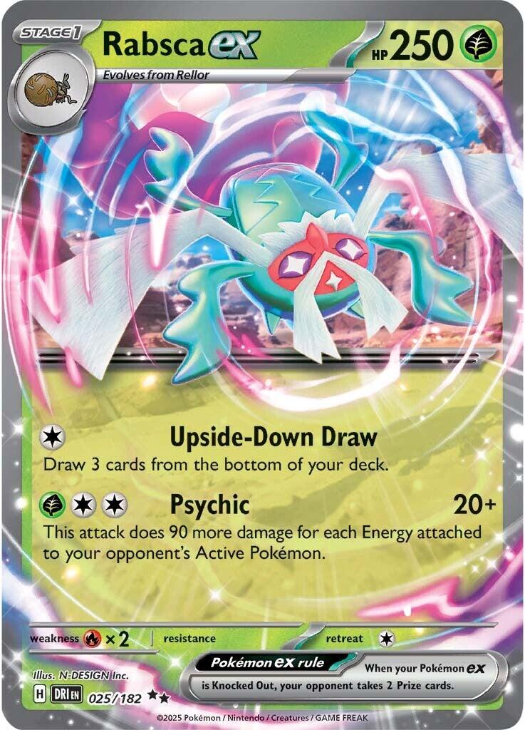 Rabsca ex (025/182) [Scarlet & Violet: Destined Rivals] | Galactic Gamez