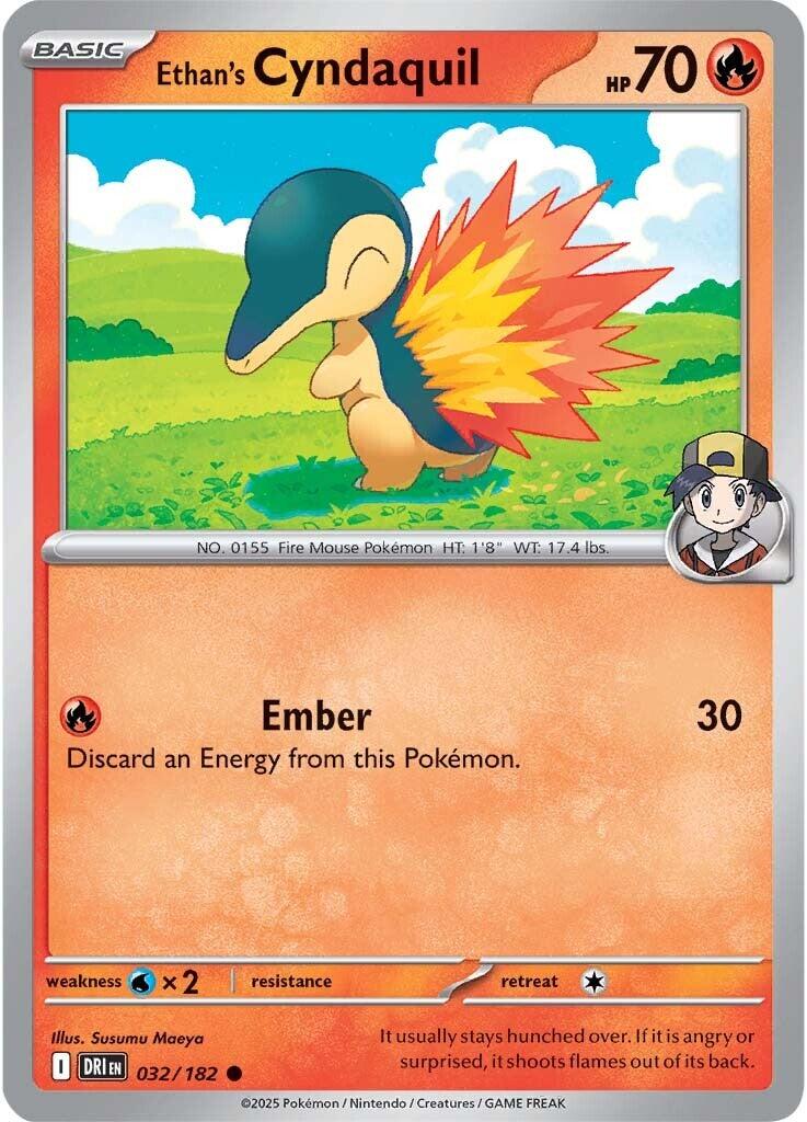Ethan's Cyndaquil (032/182) [Scarlet & Violet: Destined Rivals] | Galactic Gamez