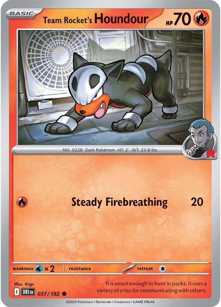Team Rocket's Houndour (037/182) [Scarlet & Violet: Destined Rivals] | Galactic Gamez
