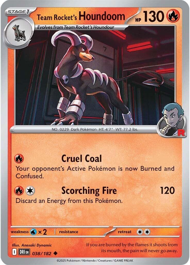 Team Rocket's Houndoom (038/182) [Scarlet & Violet: Destined Rivals] | Galactic Gamez