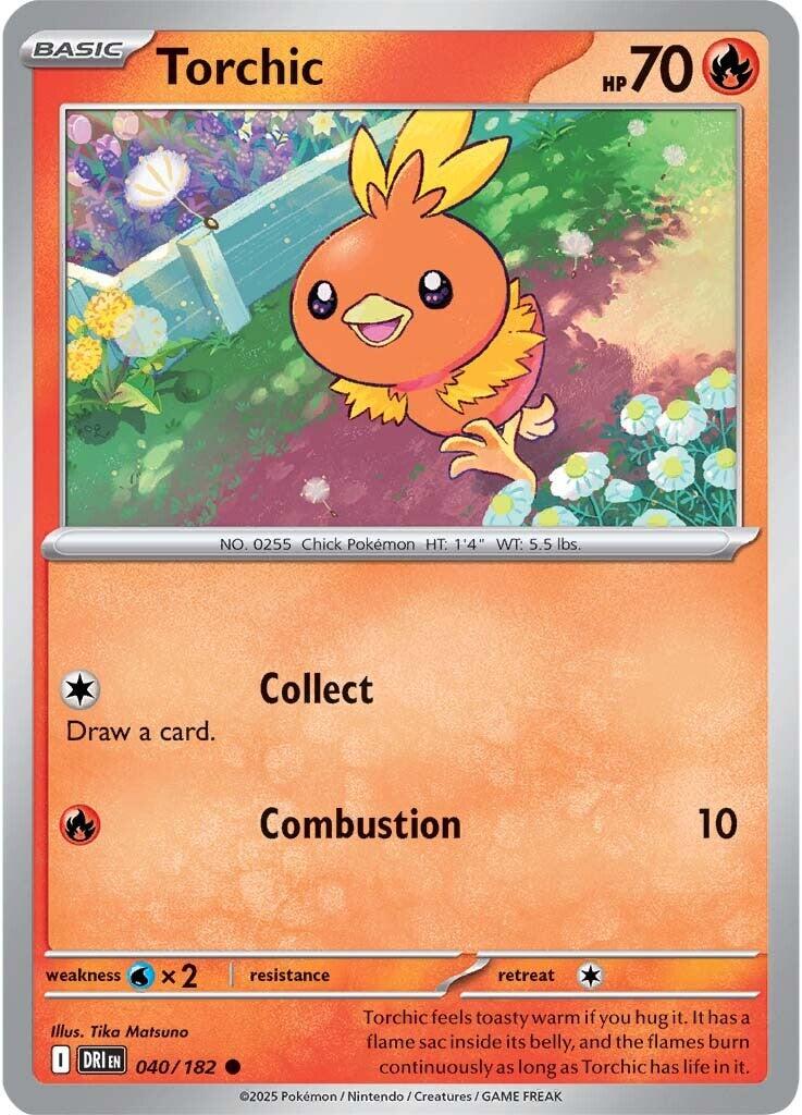Torchic (040/182) [Scarlet & Violet: Destined Rivals] | Galactic Gamez
