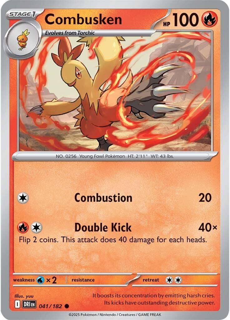 Combusken (041/182) [Scarlet & Violet: Destined Rivals] | Galactic Gamez