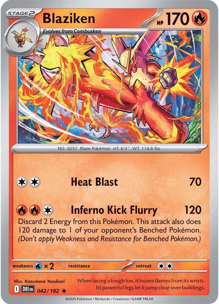 Blaziken (042/182) [Scarlet & Violet: Destined Rivals] | Galactic Gamez
