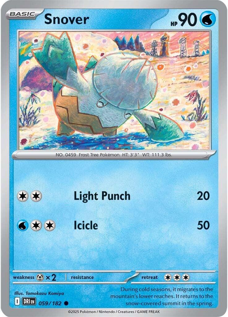 Snover (059/182) [Scarlet & Violet: Destined Rivals] | Galactic Gamez