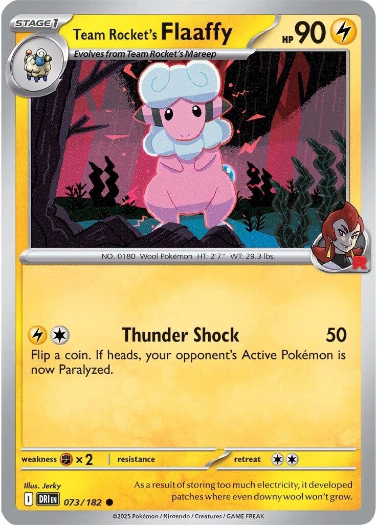 Team Rocket's Flaaffy (073/182) [Scarlet & Violet: Destined Rivals] | Galactic Gamez