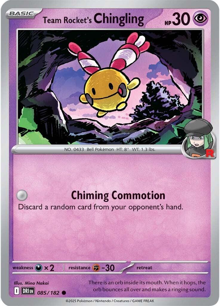Team Rocket's Chingling (085/182) [Scarlet & Violet: Destined Rivals] | Galactic Gamez