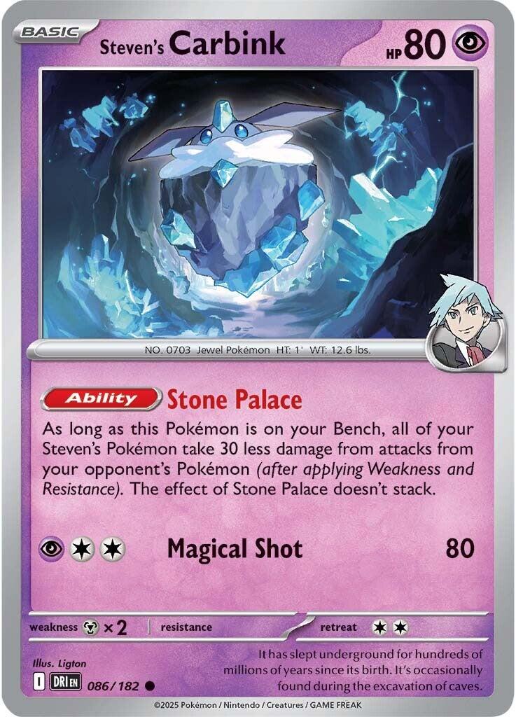 Steven's Carbink (086/182) [Scarlet & Violet: Destined Rivals] | Galactic Gamez