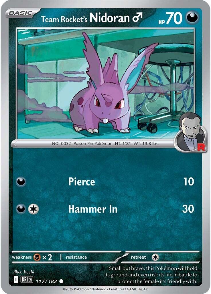 Team Rocket's Nidorand (117/182) [Scarlet & Violet: Destined Rivals] | Galactic Gamez