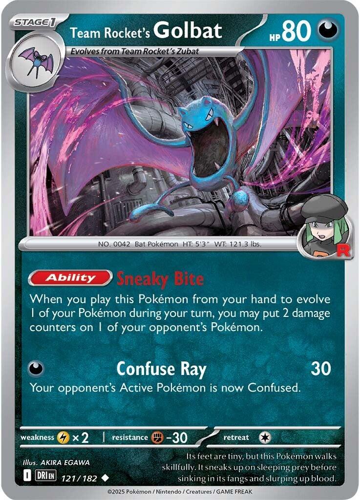 Team Rocket's Golbat (121/182) [Scarlet & Violet: Destined Rivals] | Galactic Gamez
