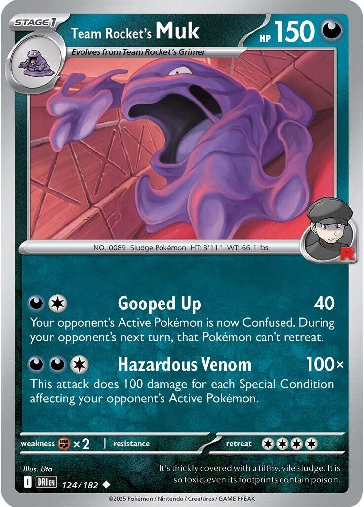Team Rocket's Muk (124/182) [Scarlet & Violet: Destined Rivals] | Galactic Gamez