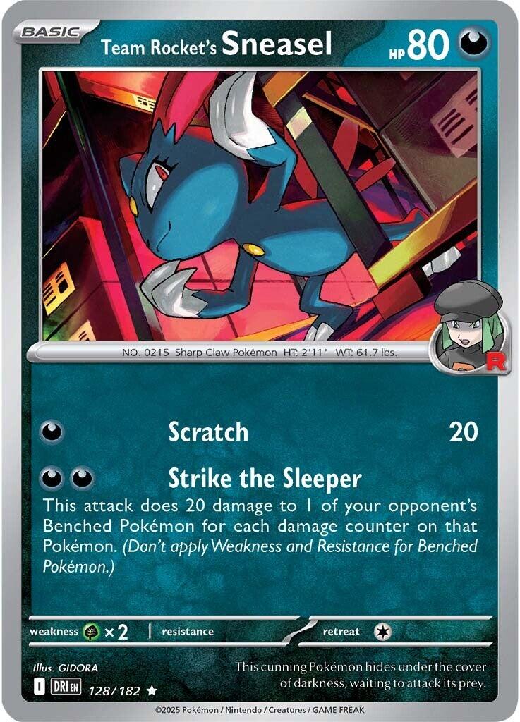 Team Rocket's Sneasel (128/182) [Scarlet & Violet: Destined Rivals] | Galactic Gamez