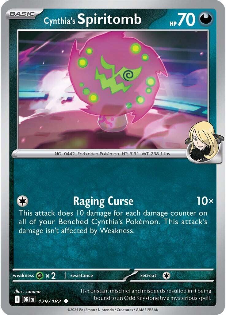 Cynthia's Spiritomb (129/182) [Scarlet & Violet: Destined Rivals] | Galactic Gamez