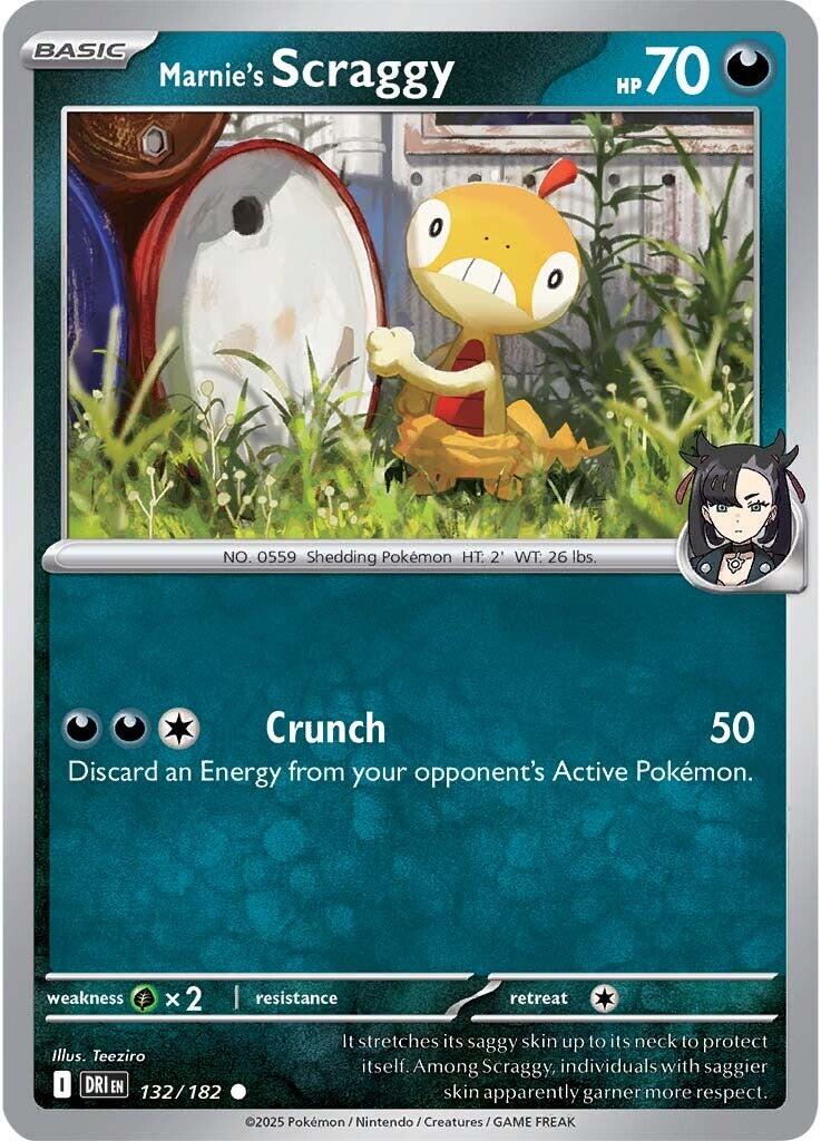 Marnie's Scraggy (132/182) [Scarlet & Violet: Destined Rivals] | Galactic Gamez
