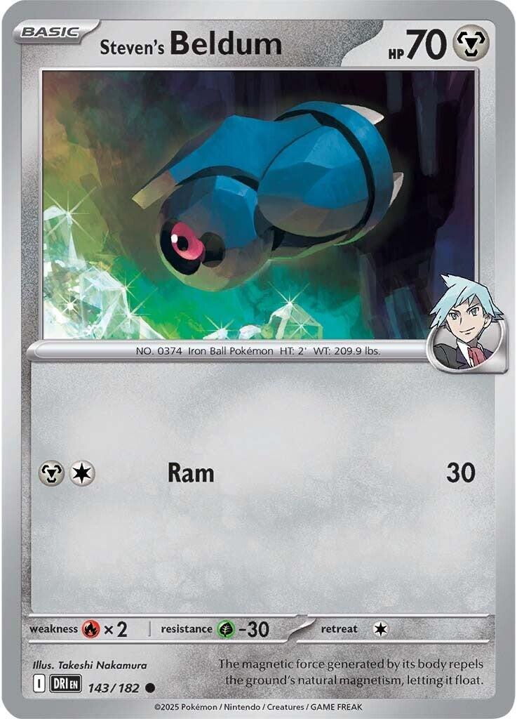 Steven's Beldum (143/182) [Scarlet & Violet: Destined Rivals] | Galactic Gamez