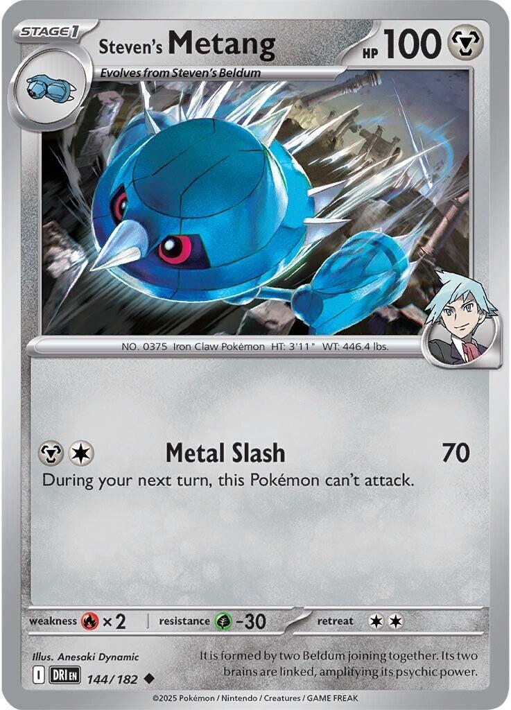Steven's Metang (144/182) [Scarlet & Violet: Destined Rivals] | Galactic Gamez