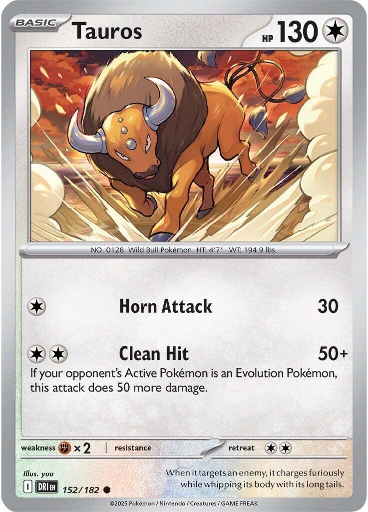 Tauros (152/182) [Scarlet & Violet: Destined Rivals] | Galactic Gamez