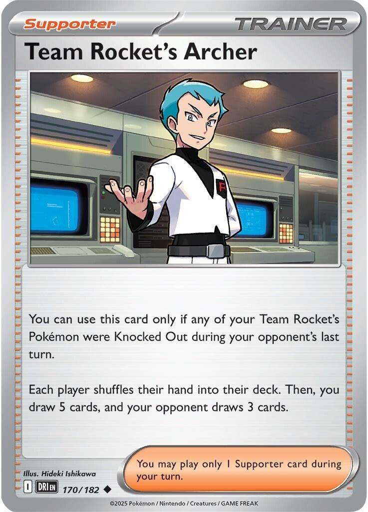 Team Rocket's Archer (170/182) [Scarlet & Violet: Destined Rivals] | Galactic Gamez