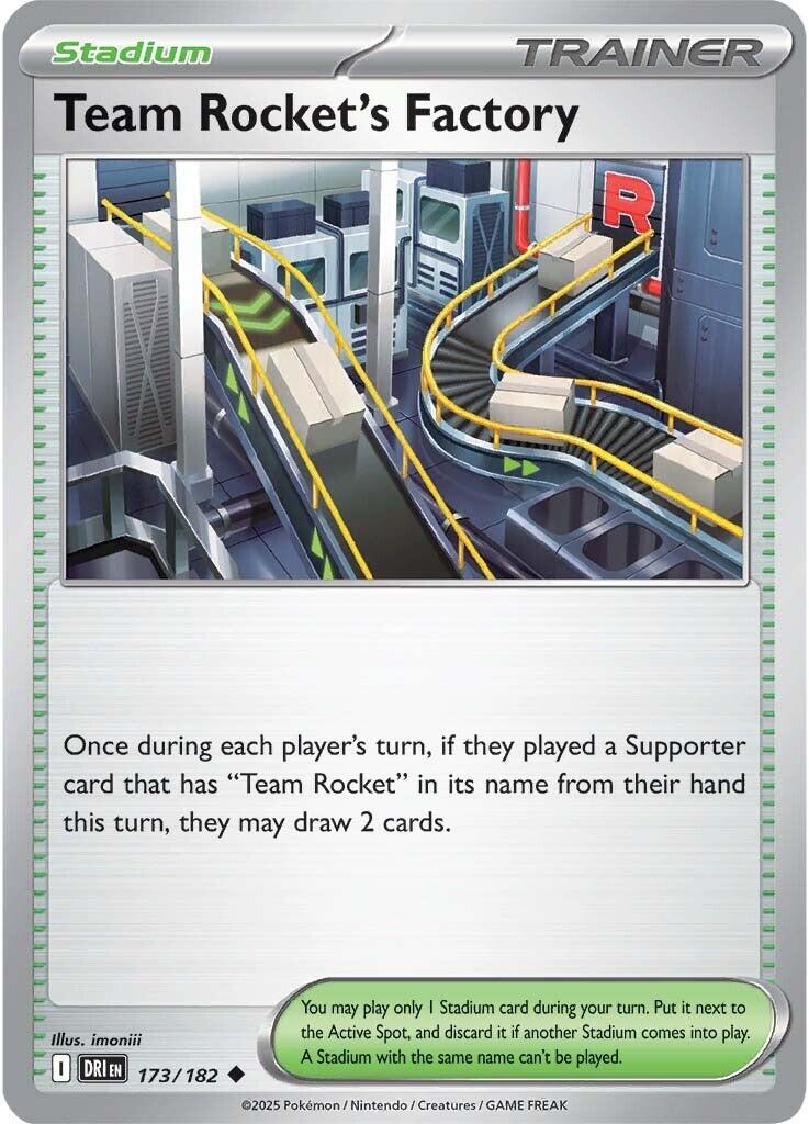 Team Rocket's Factory (173/182) [Scarlet & Violet: Destined Rivals] | Galactic Gamez
