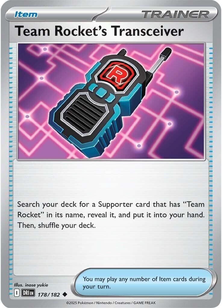 Team Rocket's Transceiver (178/182) [Scarlet & Violet: Destined Rivals] | Galactic Gamez