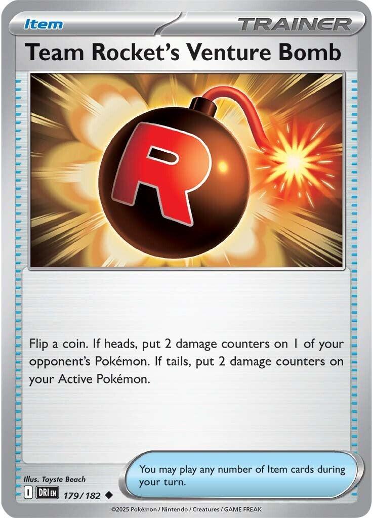 Team Rocket's Venture Bomb (179/182) [Scarlet & Violet: Destined Rivals] | Galactic Gamez