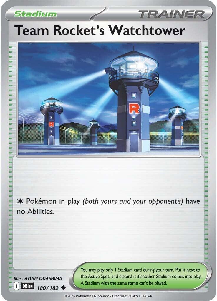 Team Rocket's Watchtower (180/182) [Scarlet & Violet: Destined Rivals] | Galactic Gamez