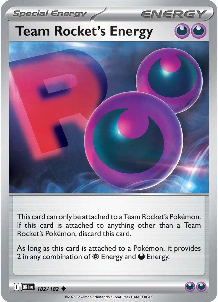 Team Rocket's Energy (182/182) [Scarlet & Violet: Destined Rivals] | Galactic Gamez