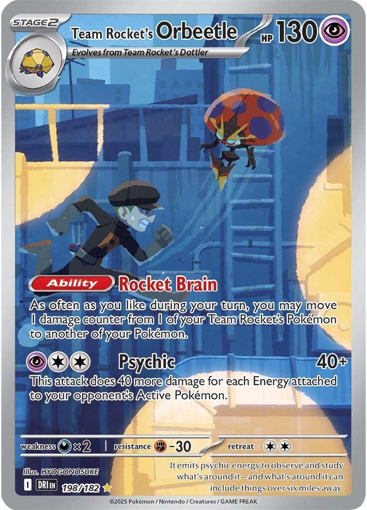 Team Rocket's Orbeetle (198/182) [Scarlet & Violet: Destined Rivals] | Galactic Gamez