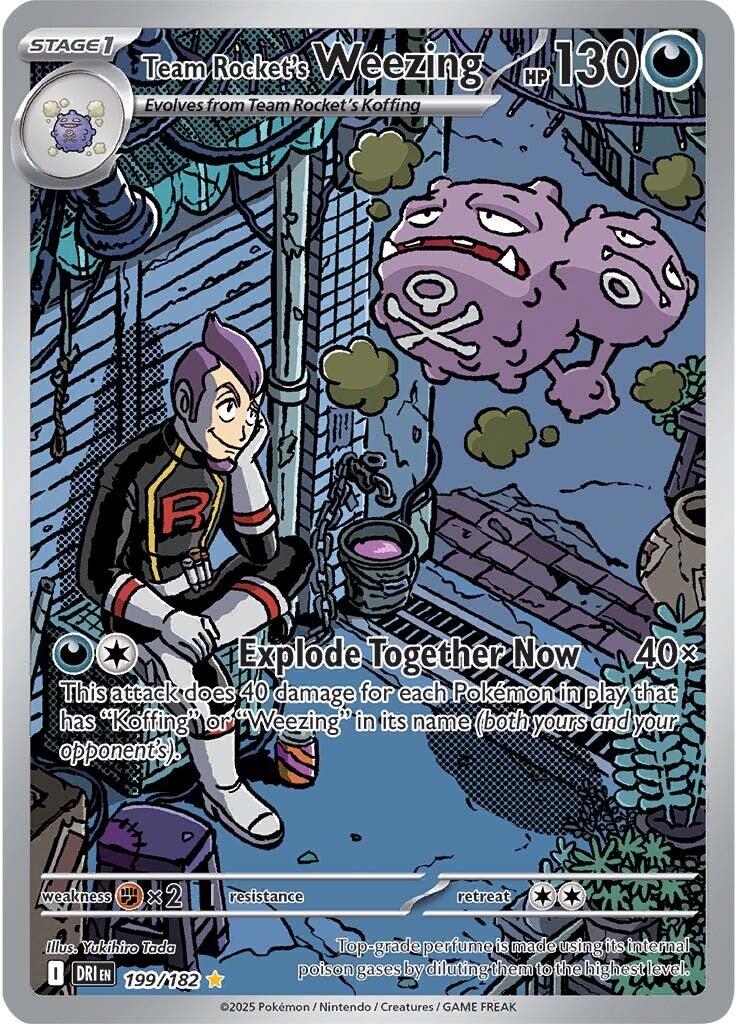 Team Rocket's Weezing (199/182) [Scarlet & Violet: Destined Rivals] | Galactic Gamez