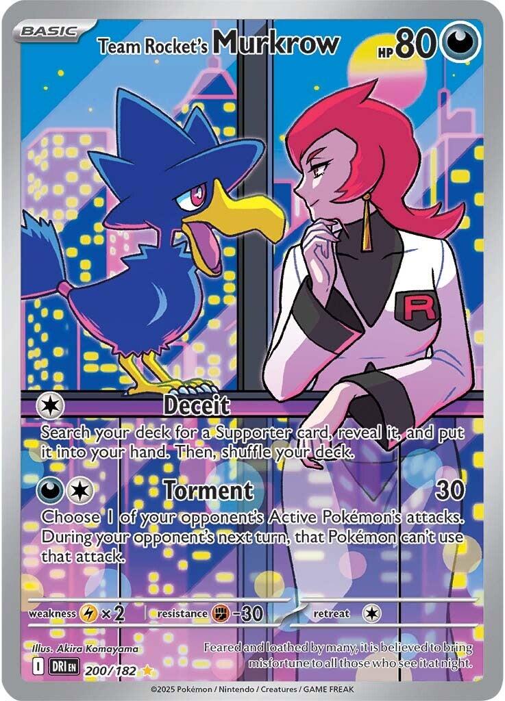 Team Rocket's Murkrow (200/182) [Scarlet & Violet: Destined Rivals] | Galactic Gamez