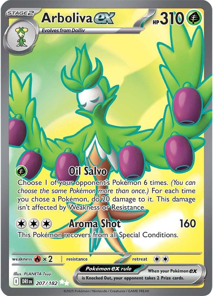 Arboliva ex (207/182) [Scarlet & Violet: Destined Rivals] | Galactic Gamez