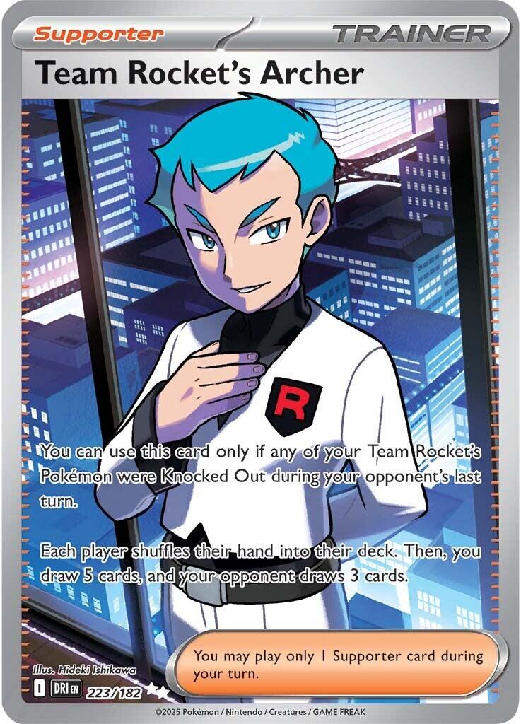 Team Rocket's Archer (223/182) [Scarlet & Violet: Destined Rivals] | Galactic Gamez