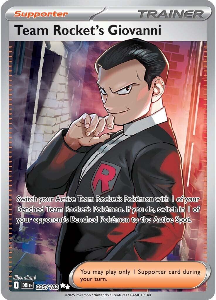 Team Rocket's Giovanni (225/182) [Scarlet & Violet: Destined Rivals] | Galactic Gamez