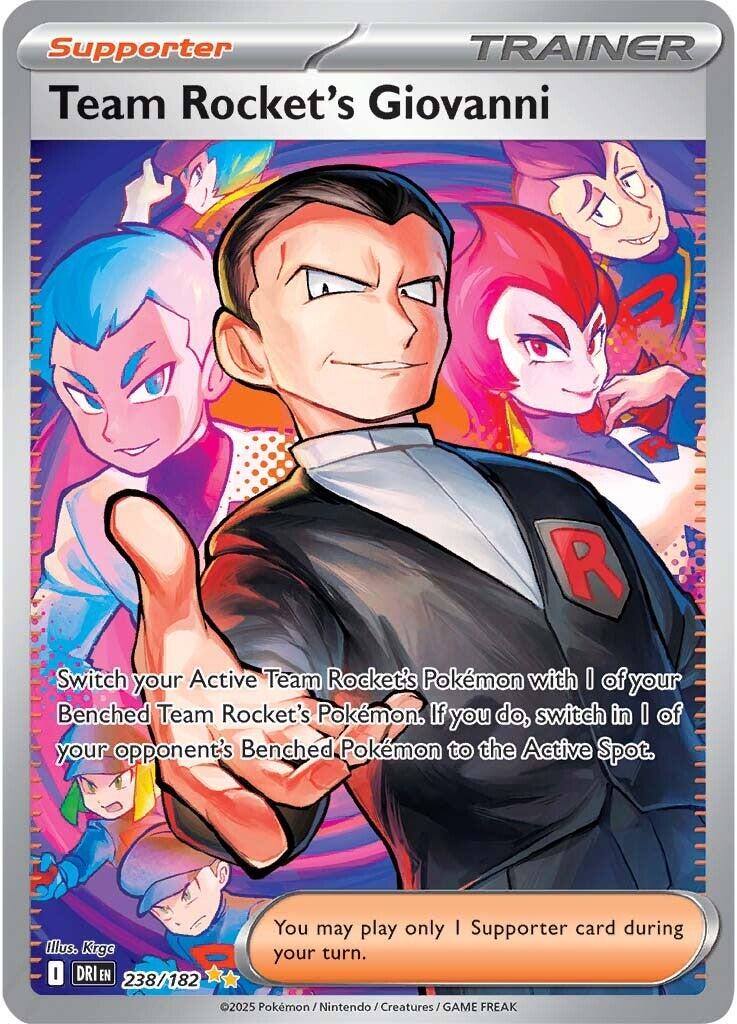 Team Rocket's Giovanni (238/182) [Scarlet & Violet: Destined Rivals] | Galactic Gamez