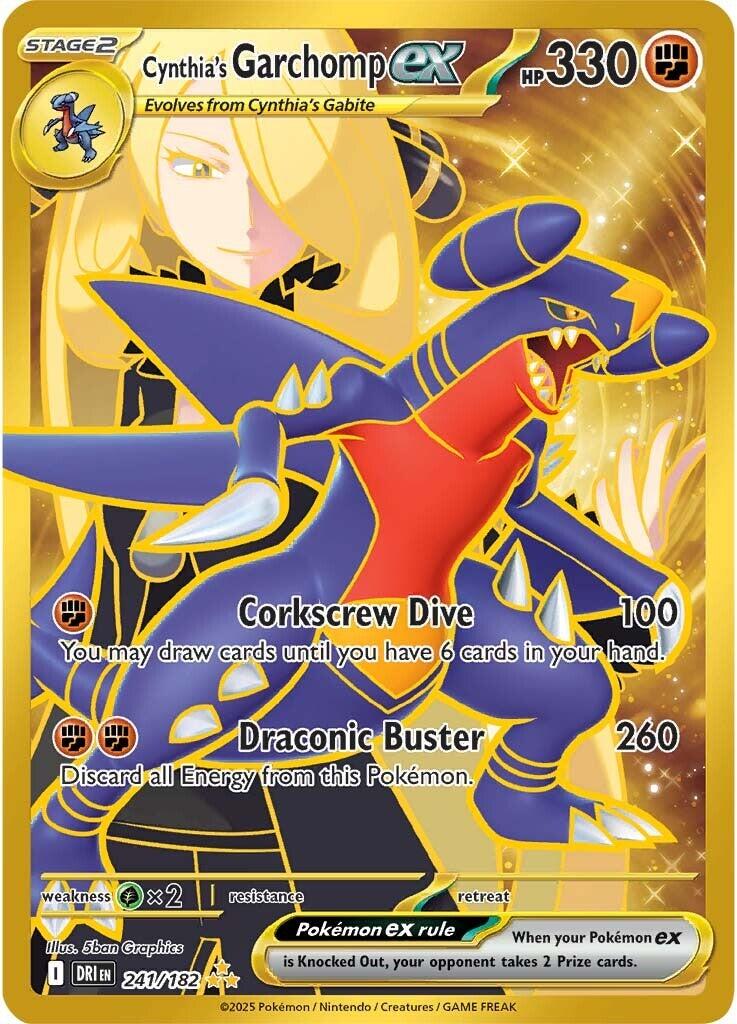 Cynthia's Garchomp ex (241/182) [Scarlet & Violet: Destined Rivals] | Galactic Gamez