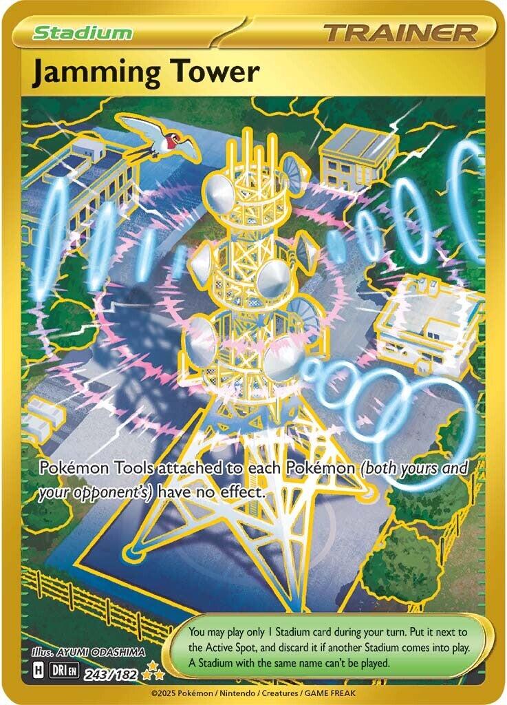 Jamming Tower (243/182) [Scarlet & Violet: Destined Rivals] | Galactic Gamez