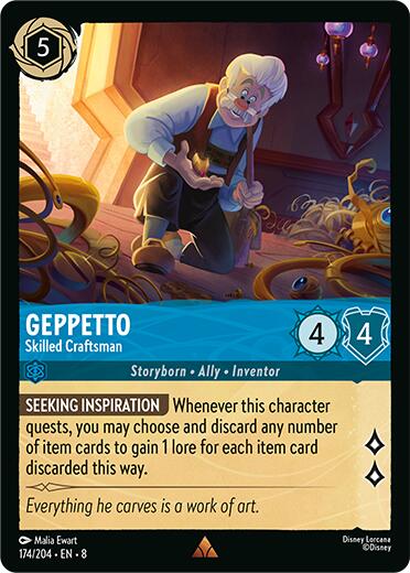 Geppetto – Skilled Craftsman (174/204) [Reign of Jafar] | Galactic Gamez