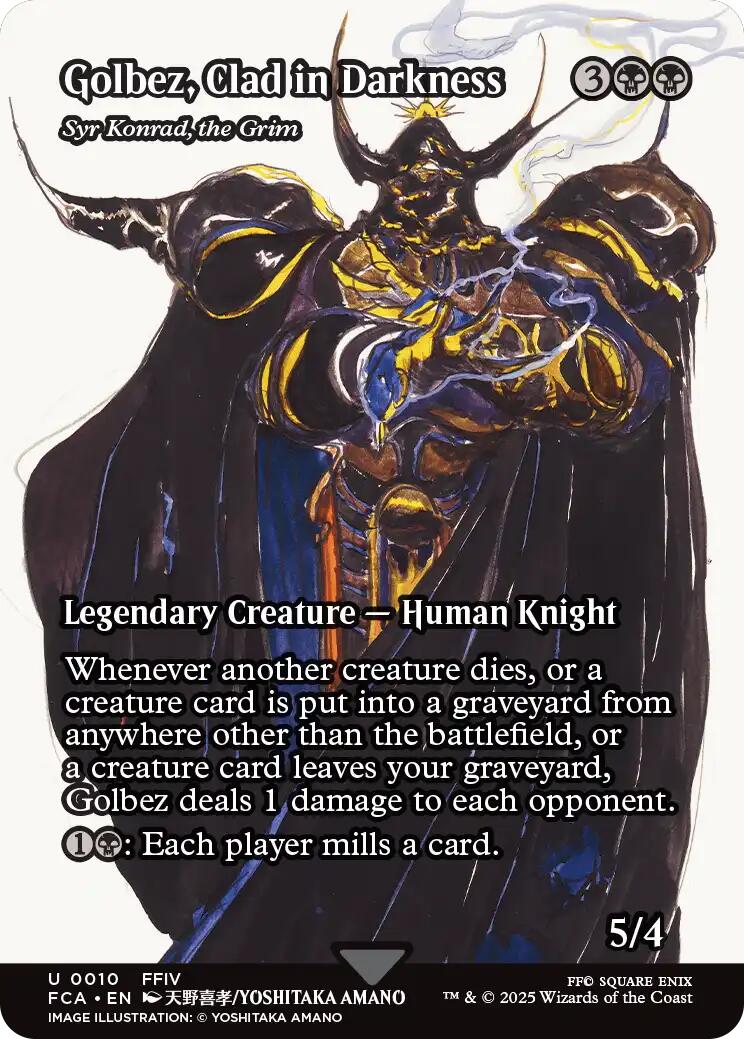 Golbez, Clad in Darkness - Syr Konrad, the Grim (Showcase) [FINAL FANTASY : Through the Ages] | Galactic Gamez