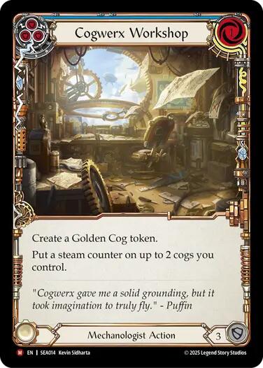 Cogwerx Workshop [SEA014] (High Seas)  Rainbow Foil | Galactic Gamez