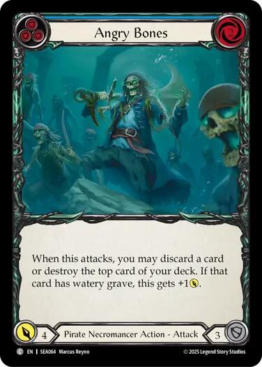 Angry Bones (Blue) [SEA064] (High Seas) | Galactic Gamez
