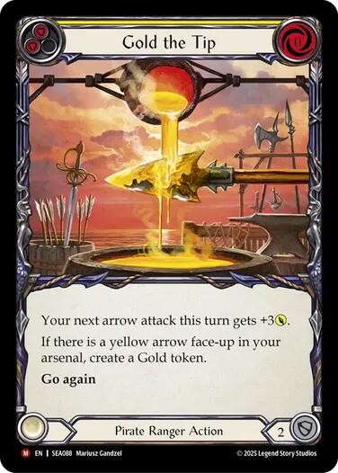 Gold the Tip [SEA088] (High Seas)  Rainbow Foil | Galactic Gamez