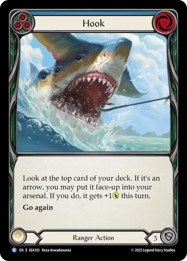 Hook [SEA103] (High Seas)  Rainbow Foil | Galactic Gamez