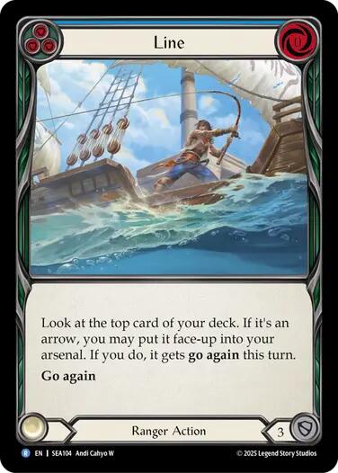 Line [SEA104] (High Seas)  Rainbow Foil | Galactic Gamez