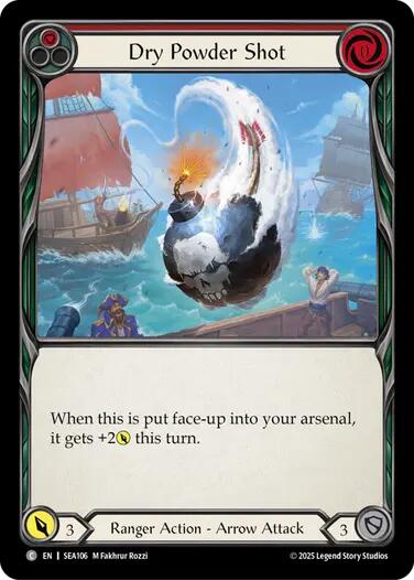 Dry Powder Shot [SEA106] (High Seas)  Rainbow Foil | Galactic Gamez