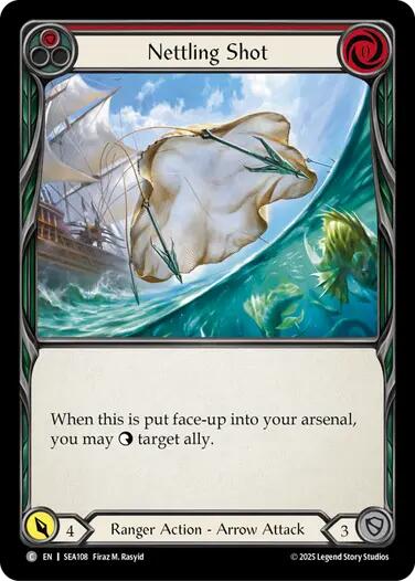 Nettling Shot [SEA108] (High Seas)  Rainbow Foil | Galactic Gamez